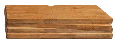 materiale tread oak with natural oile