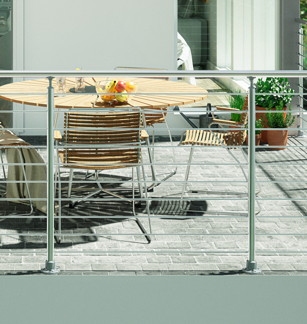 Balustrade Kit PROVA Alu Aluminium