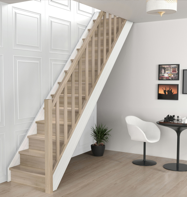 Staircase HELSINKI white