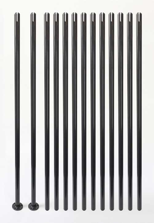 Additional middle balusters spiral stair banister (13pcs) 