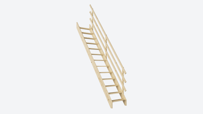Loft stair BURGAU Black