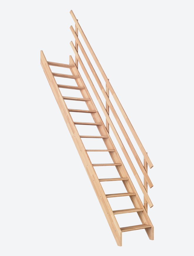Loft stair BURGAU Black