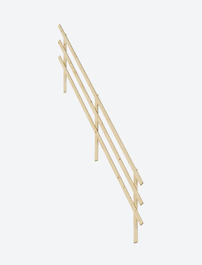 Additional handrail BURGAU spruce 