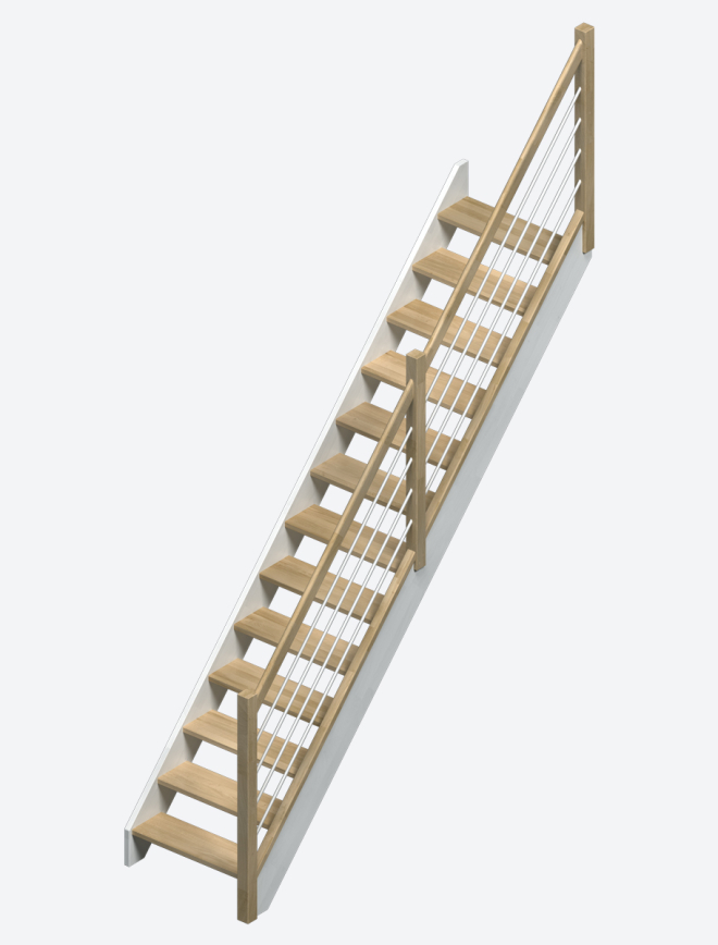 Staircase HELSINKI white