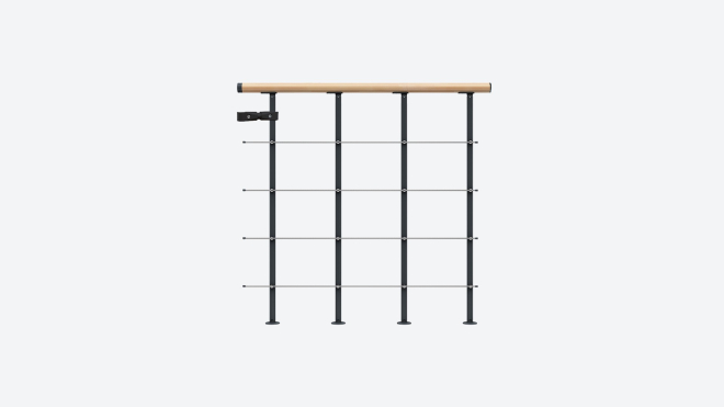 Landing banister BOSTON Anthracite, RAL 7016