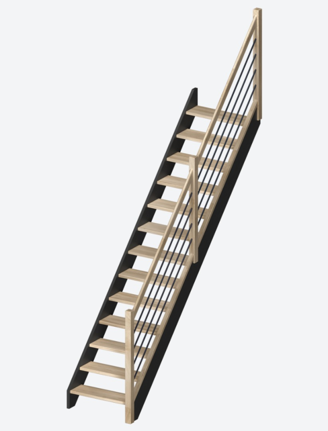 Staircase HELSINKI black