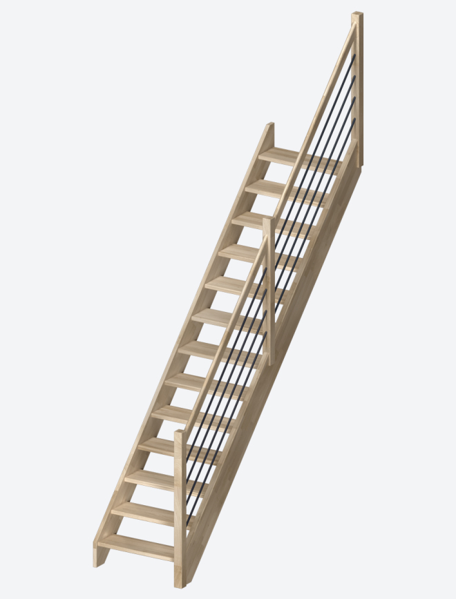 Staircase HELSINKI oak