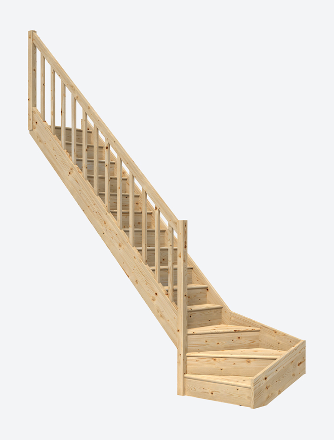 Staircase PARIS spruce 
