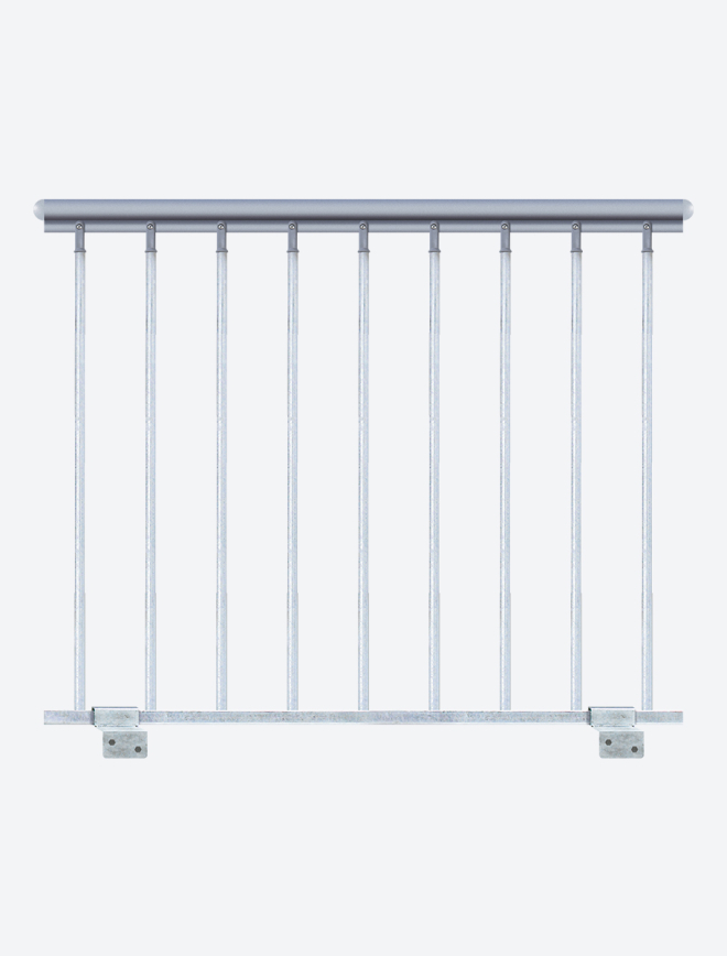 Landing banister Toronto Outdoor Black