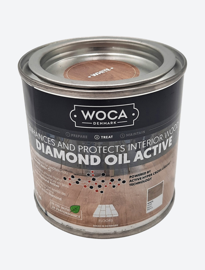 Wood oil WOCA for white oiled wood