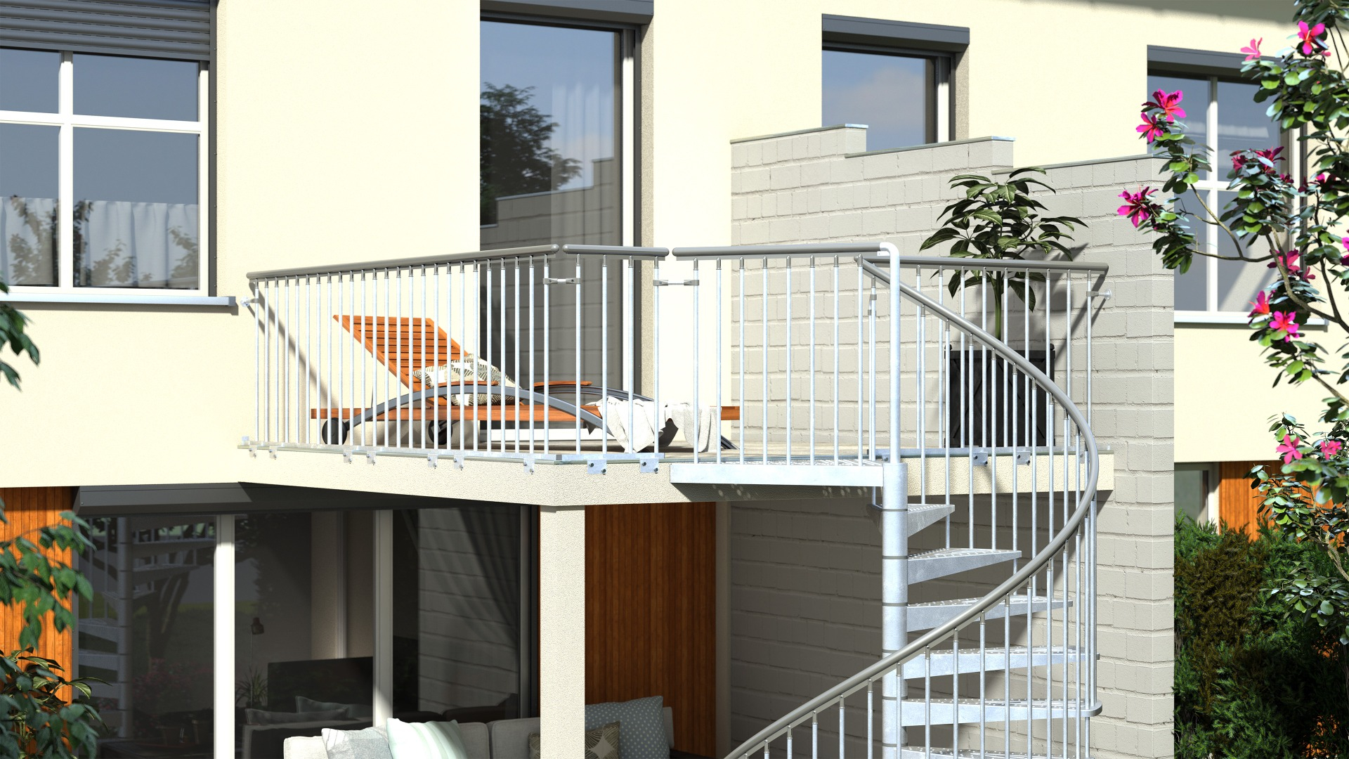 Landing banister Toronto Outdoor 