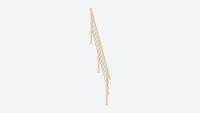 Additional handrail BERN spruce 