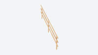 Additional handrail BURGAU beech 