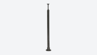Balustrade post PRO 3 Anthracite Anthracite, RAL 7016