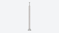 Balustrade post PRO 3 Silver Grey metallic