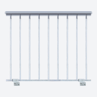 Landing banister Toronto Outdoor Black